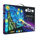 Carti si Birotica - Rechizite - Plastilina - Set pictura 3D cu argila usoara, 30*40cm - Starry Night - Infinity.ro