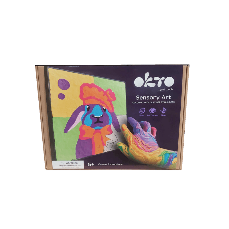 Carti si Birotica - Rechizite - Plastilina - Set pictura cu argila usoara, 29*29 cm - Bunny - Infinity.ro