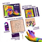 Carti si Birotica - Rechizite - Plastilina - Set pictura cu argila usoara, 29*29 cm - Bunny - Infinity.ro