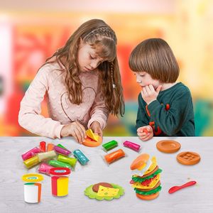 Set plastilina 100% ECO, LovinDo, Burger Time