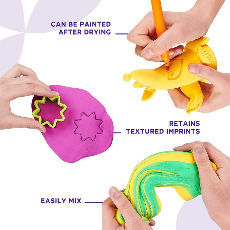 Carti si Birotica - Rechizite - Plastilina - Air Clay pentru modelaj, 200g, Okto - Verde - Infinity.ro