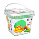 Carti si Birotica - Rechizite - Plastilina - Air Clay pentru modelaj, 200g, Okto - Verde - Infinity.ro