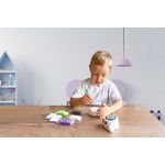 Carti si Birotica - Rechizite - Plastilina - Set Air Clay cu argila usoara pentru modelaj Lovin - 6 culori - Squishy Hero - Scary Ghost - Infinity.ro