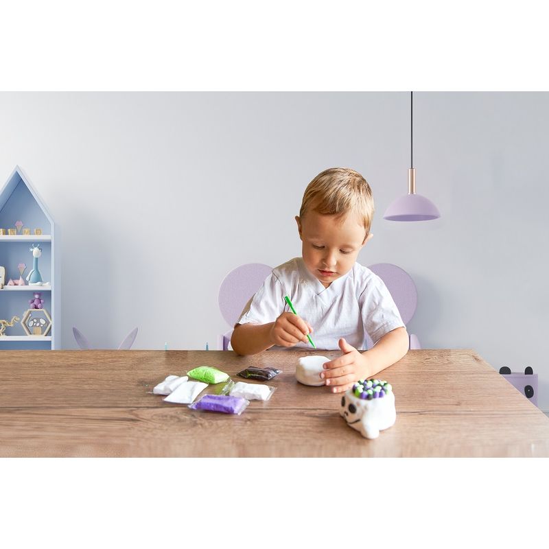 Carti si Birotica - Rechizite - Plastilina - Set Air Clay cu argila usoara pentru modelaj Lovin - 6 culori - Squishy Hero - Scary Ghost - Infinity.ro