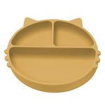 Jucarii, Copii si Bebe - Hrana si alaptare - Biberoane, suzete si accesorii hranire - Articole hranire bebelusi - Farfurie compartimentata din silicon cu ventuza, AppeKids - Kitty - Honey - Infinity.ro