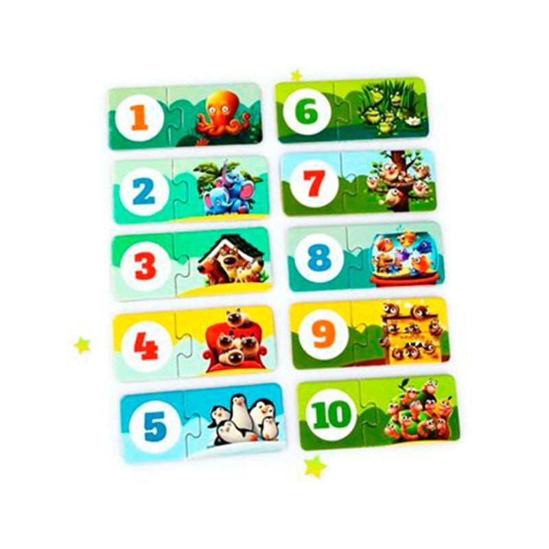Jucarii, Copii si Bebe - Jucarii si jocuri - Jocuri si puzzle - Puzzle - Puzzle, Cubika, Sa ne numaram prietenii - Infinity.ro