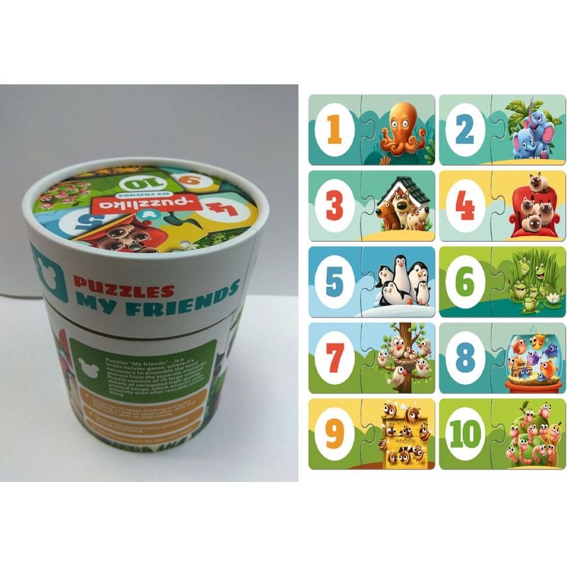 Jucarii, Copii si Bebe - Jucarii si jocuri - Jocuri si puzzle - Puzzle - Puzzle, Cubika, Sa ne numaram prietenii - Infinity.ro