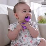 Jucarii, Copii si Bebe - Jucarii si jocuri - Jucarii bebelusi - Jucarii pentru dentitie - INEL GINGIVAL DIN SILICON, MOMBELLA - ELEFANT MOV - Infinity.ro