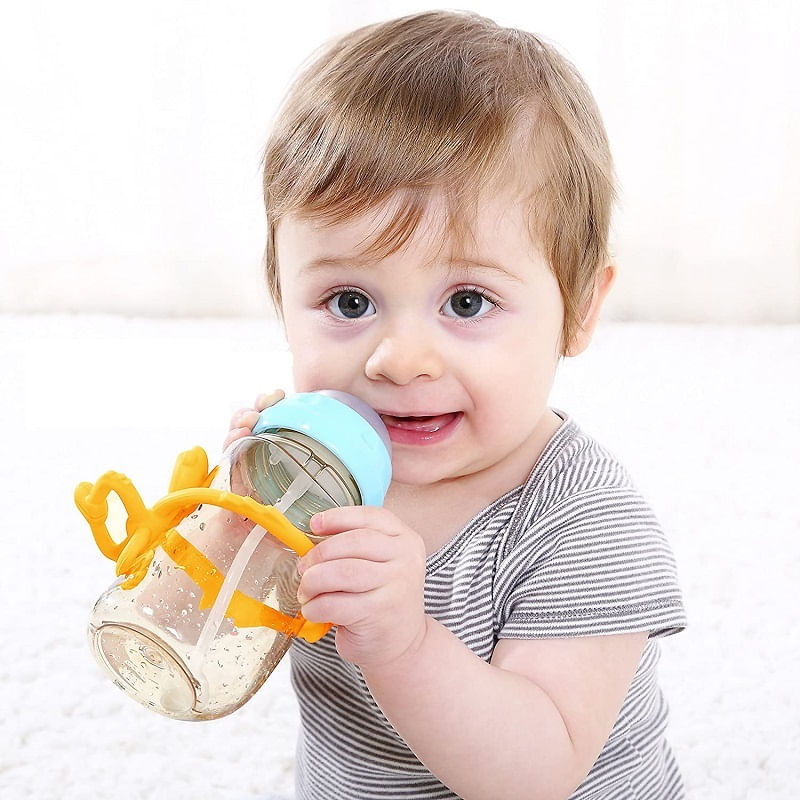 Jucarii, Copii si Bebe - Jucarii si jocuri - Jucarii bebelusi - Jucarii pentru dentitie - INEL GINGIVAL DIN SILICON, MOMBELLA - MAIMUTICA GALBENA - Infinity.ro