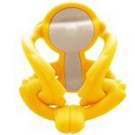 Jucarii, Copii si Bebe - Jucarii si jocuri - Jucarii bebelusi - Jucarii pentru dentitie - INEL GINGIVAL DIN SILICON, MOMBELLA - MAIMUTICA GALBENA - Infinity.ro