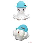 Jucarii, Copii si Bebe - Jucarii si jocuri - Jucarii bebelusi - Jucarii pentru dentitie - INEL GINGIVAL DIN SILICON, MOMBELLA - OCTOPUS ALBASTRU - Infinity.ro