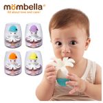 Jucarii, Copii si Bebe - Jucarii si jocuri - Jucarii bebelusi - Jucarii pentru dentitie - INEL GINGIVAL DIN SILICON, MOMBELLA - OCTOPUS ORANGE - Infinity.ro