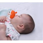 Jucarii, Copii si Bebe - Jucarii si jocuri - Jucarii bebelusi - Jucarii pentru dentitie - Inel Gingival Din Silicon, Mombella, CIupercuta Red - Infinity.ro