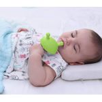 Jucarii, Copii si Bebe - Jucarii si jocuri - Jucarii bebelusi - Jucarii pentru dentitie - Inel Gingival Din Silicon, Mombella, CIupercuta Iron Green - Infinity.ro