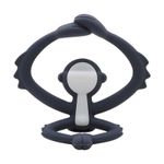 Jucarii, Copii si Bebe - Jucarii si jocuri - Jucarii bebelusi - Jucarii pentru dentitie - INEL GINGIVAL DIN SILICON, MOMBELLA - MAIMUTICA GREY - Infinity.ro