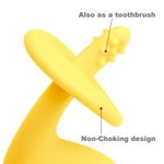 Jucarii, Copii si Bebe - Jucarii si jocuri - Jucarii bebelusi - Jucarii pentru dentitie - INEL GINGIVAL DIN SILICON, MOMBELLA - ELEFANT GALBEN - Infinity.ro