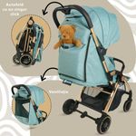 Jucarii, Copii si Bebe - Carucioare si articole de transport - Carucioare - Carucioare sport - Carucior Sport AppeKids – Upp – Ultracompact, Pliere automata, De la nastere la 22kg - River Green - Infinity.ro