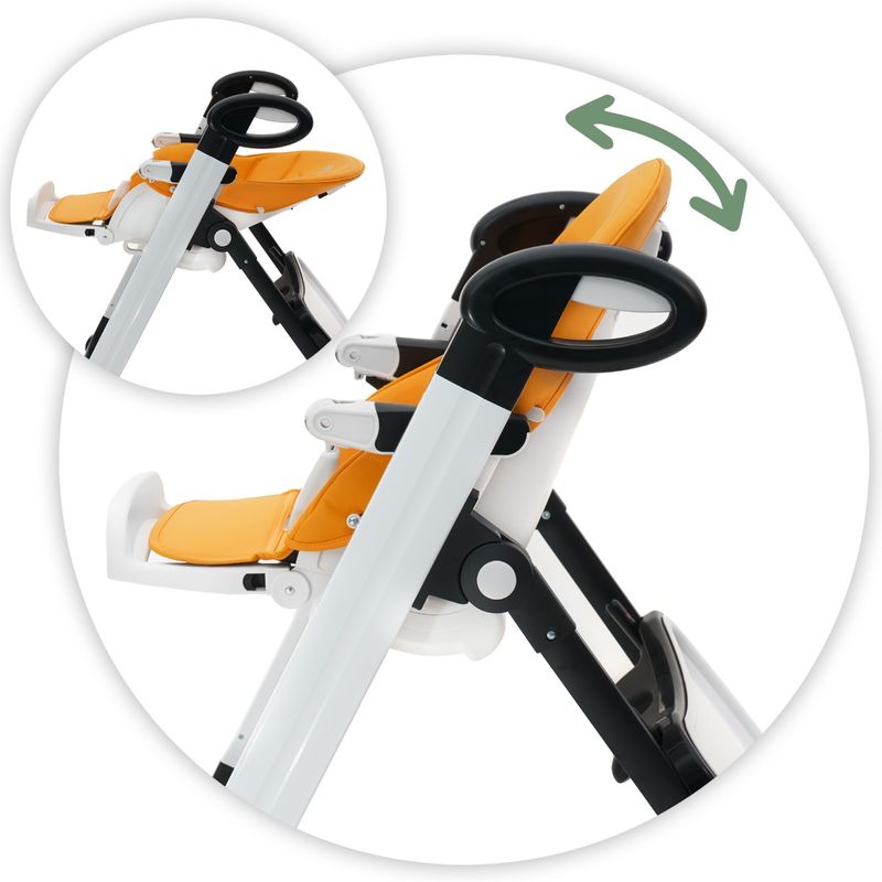 Jucarii, Copii si Bebe - Hrana si alaptare - Scaune de masa bebe - Scaun de masa AppeKids - Vogue - Orange - Infinity.ro