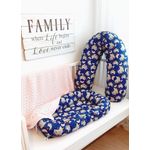 Casa si Gradina - Mobilier - Mobilier copii - Saltele patut copii - Baby nest din bumbac, Appekids - Navy - Infinity.ro