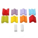 Jucarii, Copii si Bebe - Jucarii si jocuri - Seturi de constructie si cuburi - Seturi de constructie - Jucarie Din Lemn Cubika, Set Constructii "Turn" - Infinity.ro