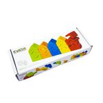 Jucarii, Copii si Bebe - Jucarii si jocuri - Seturi de constructie si cuburi - Seturi de constructie - Jucarie Din Lemn Cubika, Set de constructii “Turnuri” - Infinity.ro