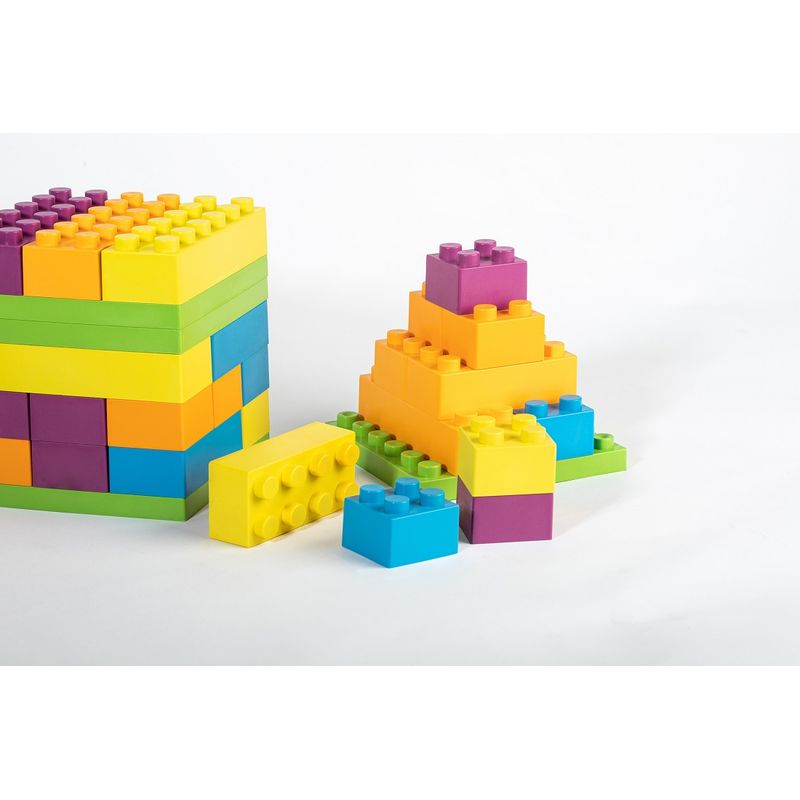 Jucarii, Copii si Bebe - Jucarii si jocuri - Seturi de constructie si cuburi - Seturi de constructie - Set constructii, 38 piese, eKoala, BIOplastic - Infinity.ro