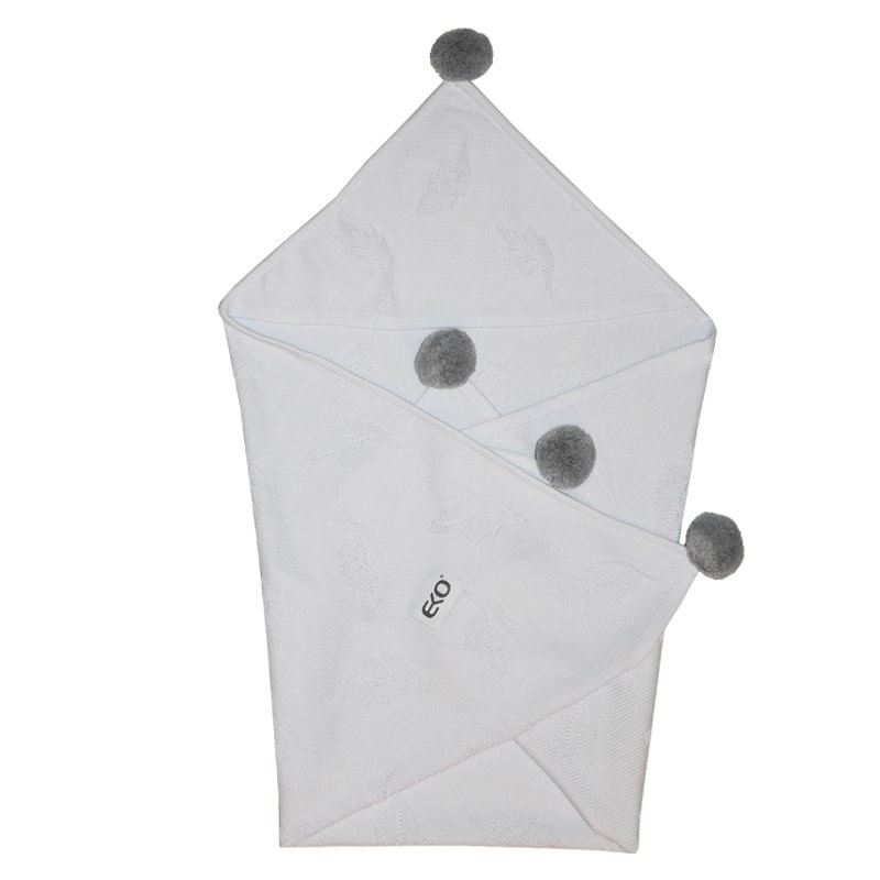 Casa si Gradina - Textile si covoare - Pături și cuverturi - Paturici copii - Paturica din Bambus, Eko, 80x80 cm, White - Infinity.ro