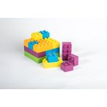 Jucarii, Copii si Bebe - Jucarii si jocuri - Seturi de constructie si cuburi - Seturi de constructie - Set constructii, 19 piese, eKoala, BIOplastic - Infinity.ro