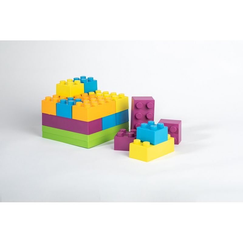 Jucarii, Copii si Bebe - Jucarii si jocuri - Seturi de constructie si cuburi - Seturi de constructie - Set constructii, 19 piese, eKoala, BIOplastic - Infinity.ro