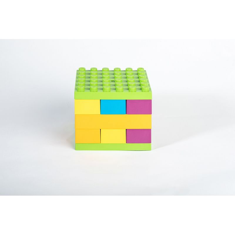 Jucarii, Copii si Bebe - Jucarii si jocuri - Seturi de constructie si cuburi - Seturi de constructie - Set constructii, 19 piese, eKoala, BIOplastic - Infinity.ro