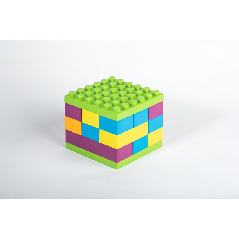 Jucarii, Copii si Bebe - Jucarii si jocuri - Seturi de constructie si cuburi - Seturi de constructie - Set constructii, 19 piese, eKoala, BIOplastic - Infinity.ro