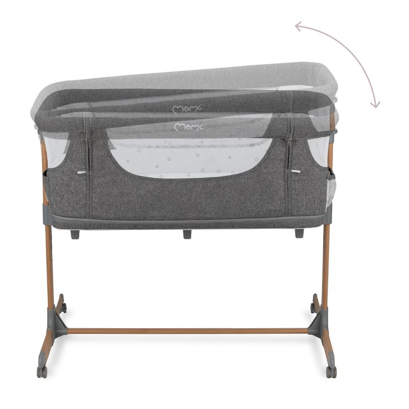 Casa si Gradina - Mobilier - Mobilier copii - Patuturi copii - Co-sleeper Momi, Smart Bed 4 in 1 - Grey - Infinity.ro