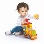 Jucarii, Copii si Bebe - Jucarii si jocuri - Jucarii bebelusi - Jucarii interactive bebelusi - Locomotiva cu bile cu sunete si lumini - Infinity.ro