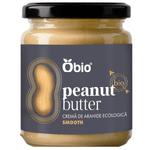 Market - Bacanie - Dulceata, miere si crema tartinabila - Crema de arahide smooth bio 250g Obio - Infinity.ro