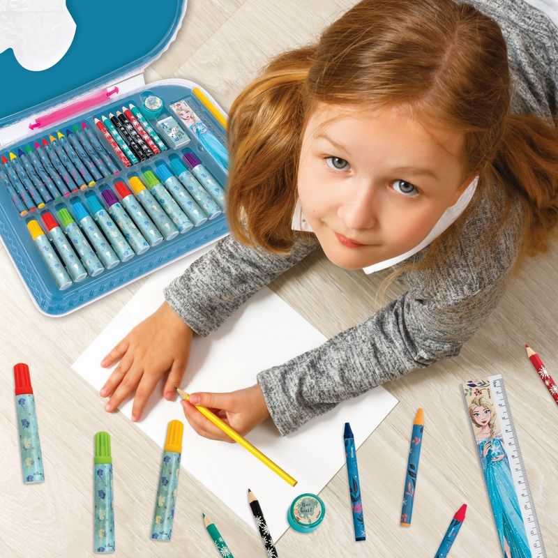 Jucarii, Copii si Bebe - Jucarii si jocuri - Jucarii & jocuri educative - Seturi pictura si desen - Gentuta pentru desen art case frozen - Infinity.ro