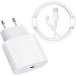 Laptop, Telefoane si Tablete/Telefoane mobile si accesorii/Accesorii Telefoane/Incarcatoare telefoane - Incarcator fast charge compatibil cu iPhone, 20W PD Type C cu cablu USB C Lightning de 1 metru - Infinity.ro