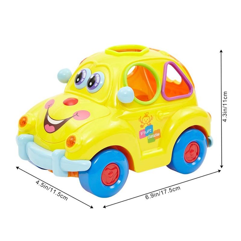 Jucarii, Copii si Bebe - Jucarii si jocuri - Jucarii bebelusi - Jucarii interactive bebelusi - Masinuta fructelor cu forme sunete si lumini - Infinity.ro