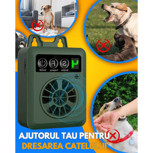 Dispozitiv Profesional Anti-Latrat, Ultrasonic, 4 trepte de intensitate, Incarcare USB, Pentru Interior/Exterior