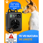 Petshop - Accesorii petshop - Alte accesorii petshop - Dispozitiv Profesional Anti-Latrat, Ultrasonic, 4 trepte de intensitate, Incarcare USB, Pentru Interior/Exterior - Infinity.ro