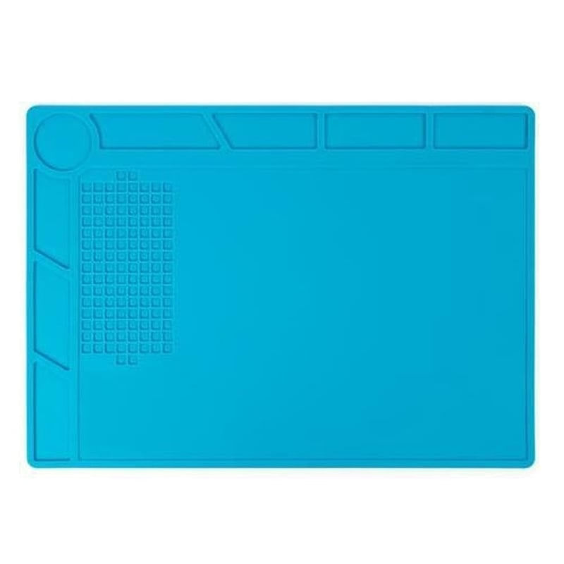 Auto si Moto - Intretinere auto - Covorase auto - Covoras multifunctional din silicon pentru pistoale de lipit Velleman AS19, 350 x 250 mm, 500 °C - Infinity.ro