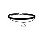 Fashion, accesorii si bijuterii - Femei - Bijuterii femei - Coliere femei - Choker Mystyle Fashion Black pyramid - Colier elegant pentru gat - Infinity.ro