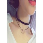 Fashion, accesorii si bijuterii - Femei - Bijuterii femei - Coliere femei - Choker Mystyle Fashion Black pyramid - Colier elegant pentru gat - Infinity.ro