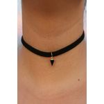 Fashion, accesorii si bijuterii - Femei - Bijuterii femei - Coliere femei - Choker Mystyle Fashion Black Delux - Colier elegant pentru gat - Infinity.ro