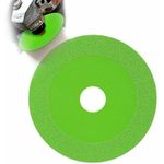 Casa si Gradina - Constructii - Scule electrice si accesorii - Accesorii fierastraie electrice - Disc de taiere din sticla ultra subtire Tovbmup, diamant, 10cm, verde - Infinity.ro