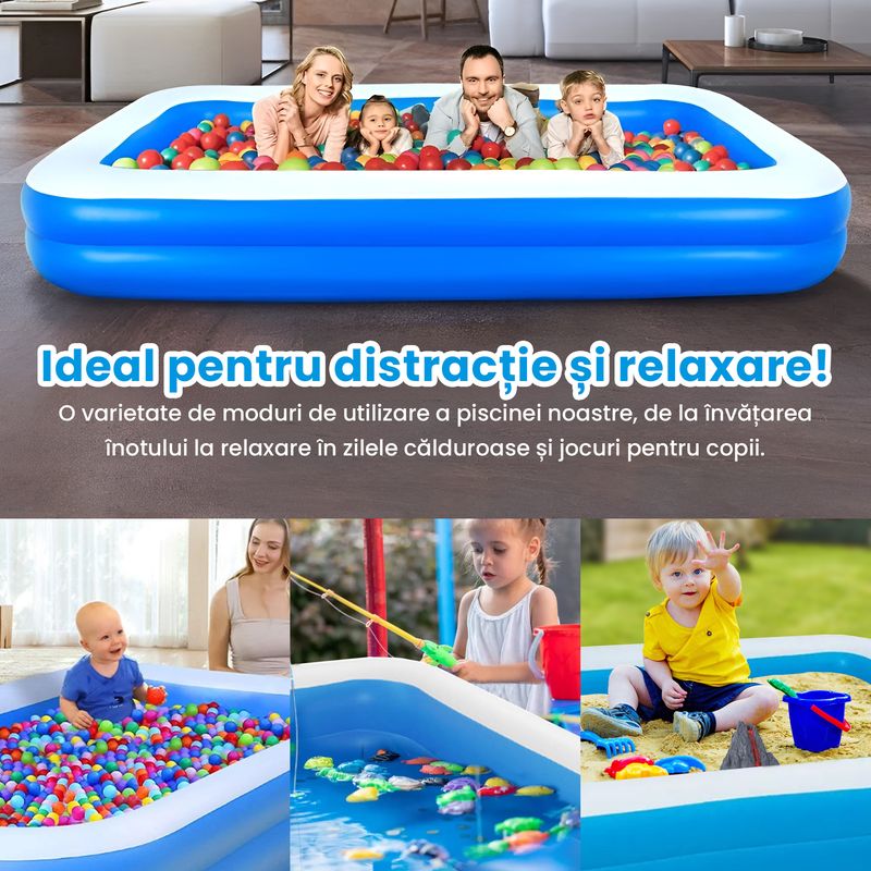 Casa si Gradina - Gradina si terasa - Piscine si accesorii - Piscine - Piscina gonflabila Extralink Home 200x150x50cm Easy Set - Infinity.ro