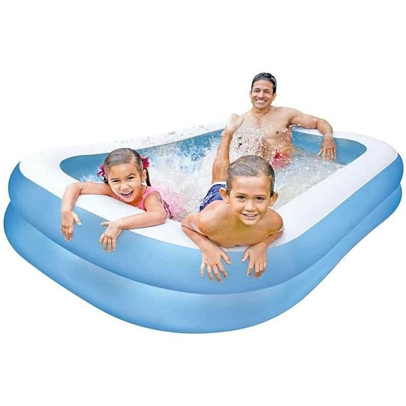 Casa si Gradina - Gradina si terasa - Piscine si accesorii - Piscine - Piscina Gonflabila DELINY, Albastru, 203x152x48 cm, 540 l - Infinity.ro