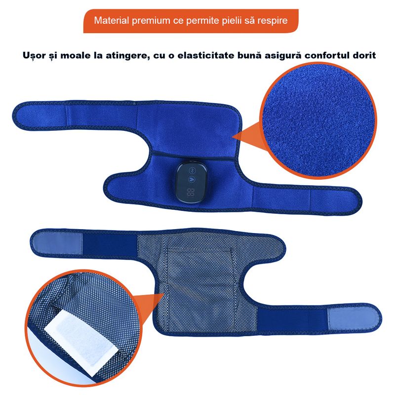 Ingrijire personala si Cosmetice - Sanatate si wellness - Articole wellness - Aparate si dispozitive de masaj - Dispozitiv de masaj pentru articulatii, afisaj digital, 3 trepte de temperatura ,3 nivele de intensitate - Infinity.ro