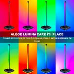 PC, gaming si accesorii - Periferice PC - Periferice Diverse - Stand casti cu lumina ambientala controlata prin aplicatie, lumini de gaming cu iluminare ambientala ,suport casti - Infinity.ro