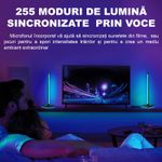 PC, gaming si accesorii - Periferice PC - Periferice Diverse - Stand casti cu lumina ambientala controlata prin aplicatie, lumini de gaming cu iluminare ambientala ,suport casti - Infinity.ro