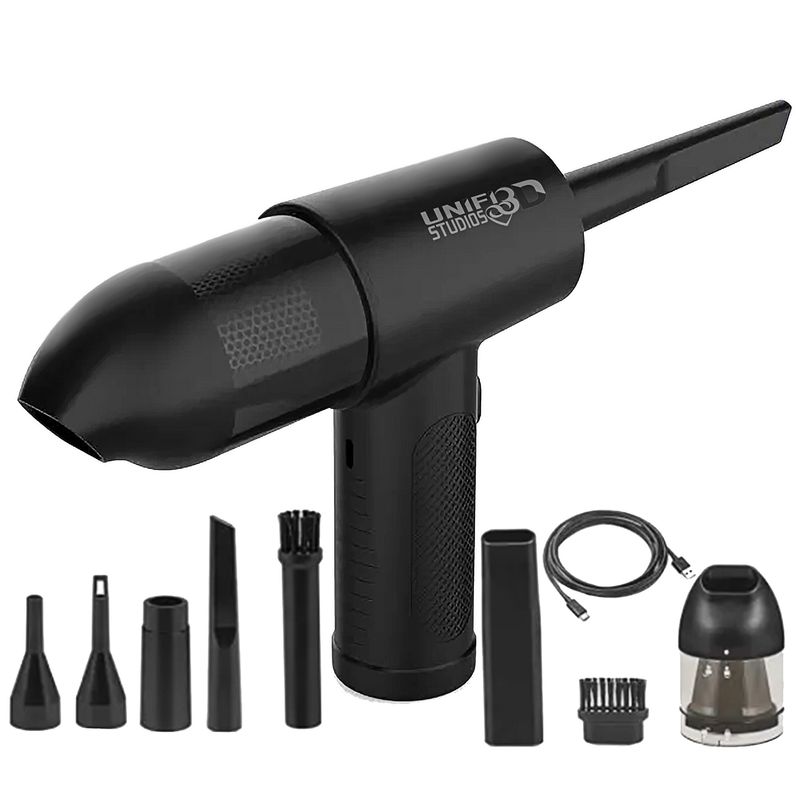 Electronice si Electrocasnice - Ingrijirea locuintei - Aspiratoare - Suflanta aer si aspirator ,3  viteze, pentru Indepartare praf PC, AC, Telefon, Obiectiv Foto, Masina, 6000mAh, 51000 RPM - Infinity.ro